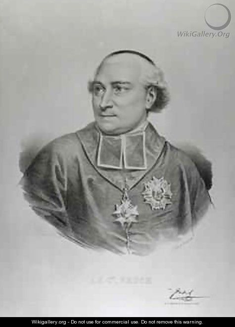 Portrait of Cardinal Joseph Fesch (1763-1839) - (after) Bazin, Charles Louis
