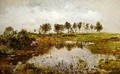 A Landscape near Dachau with a Pond in the Foreground - Paul Baum