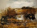Waterhole with Willow Shrubs - Paul Baum