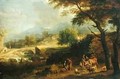Shepherds in a Landscape - Franz Joachim Beich