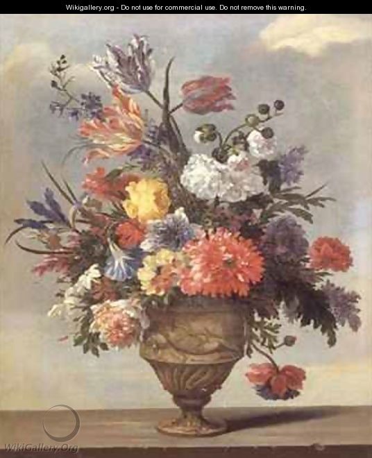 A Still Life of Flowers - Jean Baptiste Belin de Fontenay