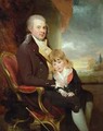 Edward George Lind and his Son, Montague - Sir William Beechey