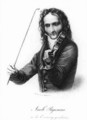 Portrait of Niccolo Paganini, Italian violinist - (after) Carl The Elder Begas