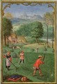 July harvest, sowing, from a Book of Hours - Simon Bening