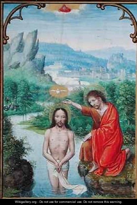 Baptism of Christ - Simon Bening