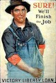 'Sure! We'll Finish The Job', Victory Liberty Loan, 1st World War poster - Gerrit Beneker