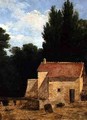 Farm Building in a Landscape - Jean-Victor Bertin