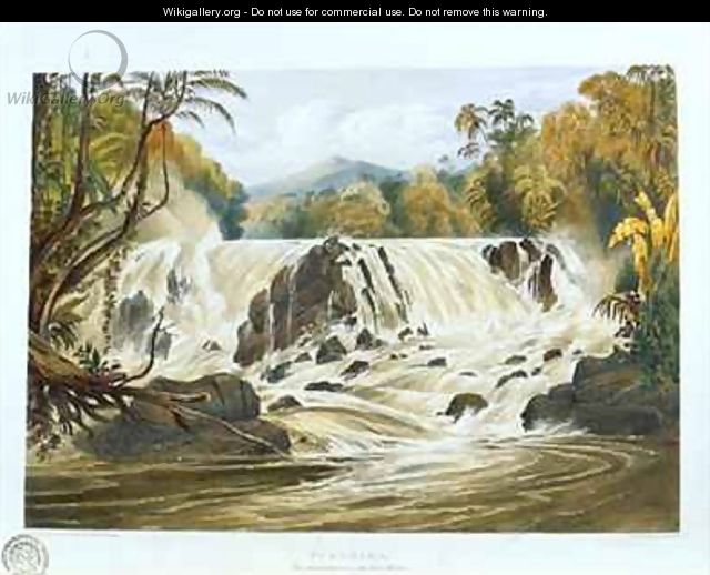 Purumama, the great cataract of the River Parima - (after) Bentley, Charles