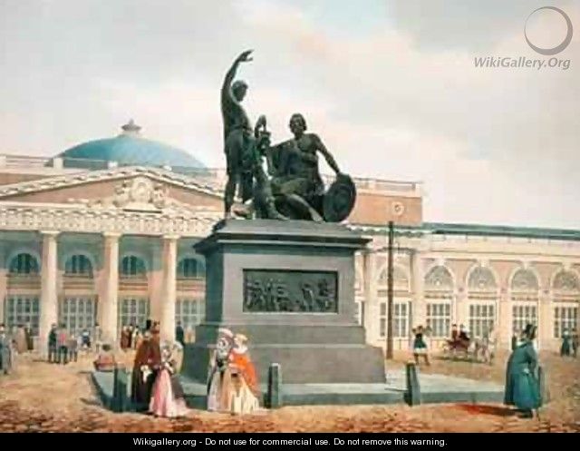 The Minin and Pozharsky monument in Moscow - Felix Benoist