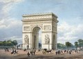 The Arc de Triomphe and the Place de l'Etoile - (after) Benoist, Philippe