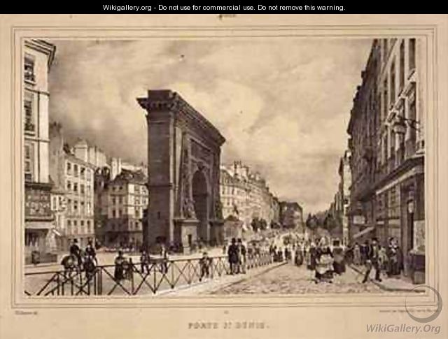 Porte St Denis - (after) Benoist, Philippe