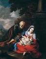 The Rest On The Flight Into Egypt - (after) Francesco Del Cairo