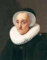 Portrait Of An Old Lady, Seated, Wearing Black With A White Ruff And Head-dress - Nicolaes (Pickenoy) Eliasz