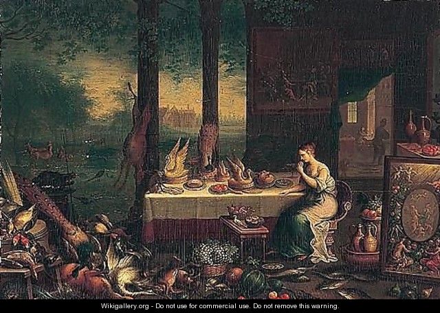 An allegory of taste - Flemish School