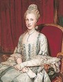 Portrait of Maria Luisa De Bourbon, grand duchess of tuscany, empress of austria (1745 - 1792) - (after) Mengs, Anton Raphael