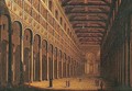 The interior of San Giovanni in Laterano, Rome - (after) Antonio Joli
