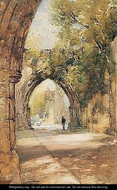 The Pends Gate, Looking Through To Deans Court, St Andrews - James Paterson