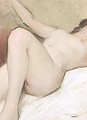 Escorzo De Desnudo (Female Nude) - Ramon Casas Y Carbo