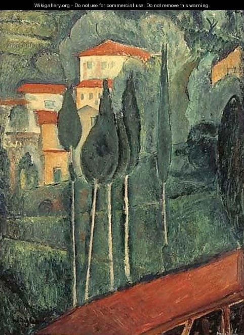 Paysage du midi - Amedeo Modigliani