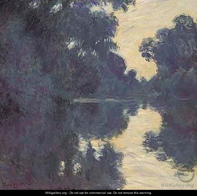 Matinee Sur La Seine - Claude Oscar Monet