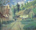 Chaumieres a auvers, pres de pontoise - Camille Pissarro