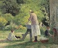 La Lessive Au Jardin - Maximilien Luce