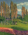 Les Peupliers Au Printemps - Gustave Loiseau