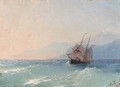 Shipping on the black sea - Ivan Konstantinovich Aivazovsky