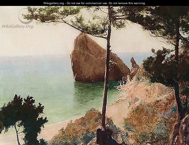 Crimean landscape, c.1910 - Mikhail Viktorovich Rundaltsov