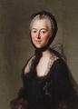 Portrait Of Catherine The Great In Mourning - Russian School