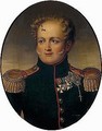Portrait of Emperor Alexander I - Russian School