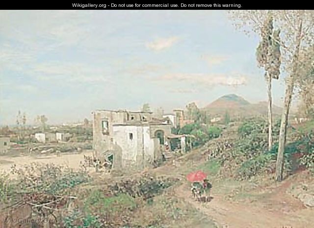 Ansicht Auf Den Vesuv (View Of Vesuvius) - Oswald Achenbach