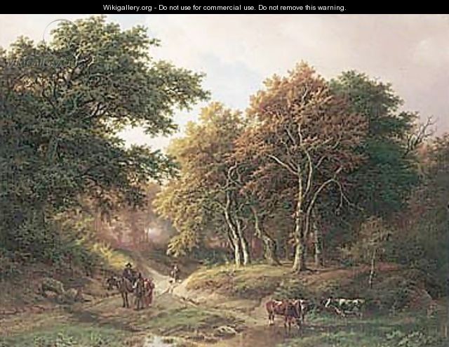 Path Through The Woods (Der Waldweg) - Barend Cornelis Koekkoek