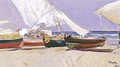 Velas, Playa De Valencia (Sails, Valencia Beach) - Joaquin Sorolla y Bastida