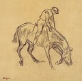 Cheval Monte S'Abreuvant - Edgar Degas