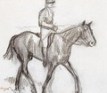 Cheval Et Jockey - Edgar Degas