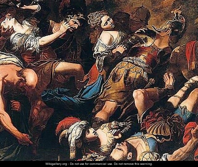 The Rape Of The Sabine Women - Pietro Paolo Raggi