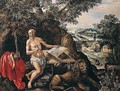 Saint Jerome In A Landscape - Hendrick De Clerck