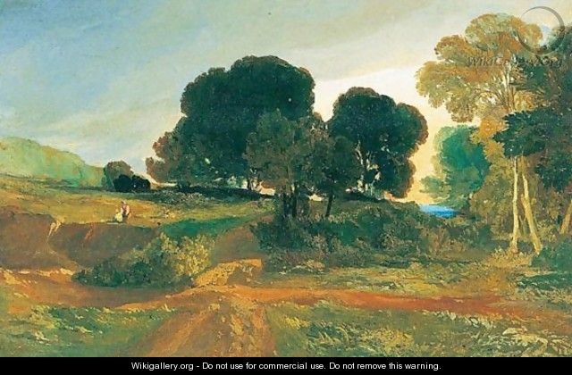 A Wooded Landscape At Whitlingham Near Norwich - John Sell Cotman