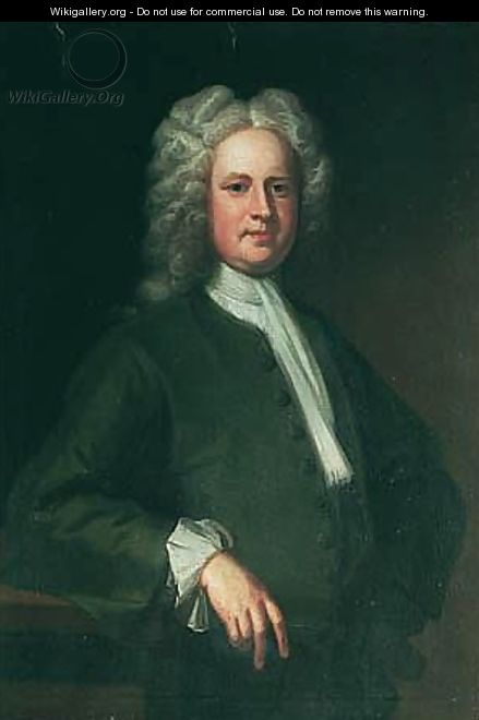 Portrait Of Richard Bennett Coffin (D.1796) - Enoch Seeman