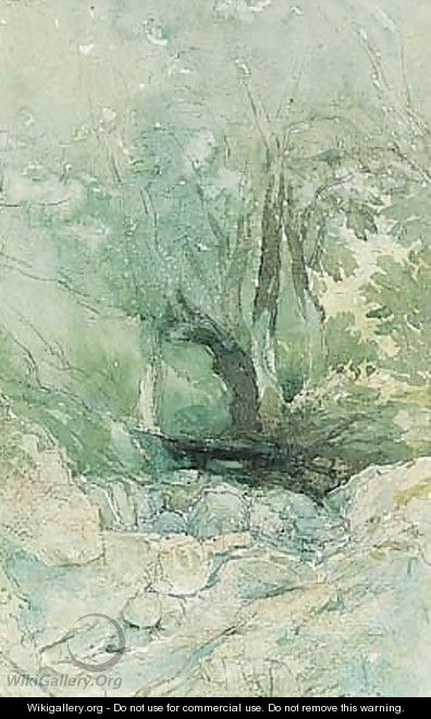 A Woodland Stream - David Cox