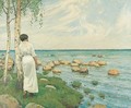 On The Beach, Skane - Paul-Gustave Fischer