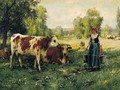 Laitiere Gardant Ses Vaches - Julien Dupre