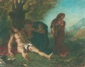 Saint Sebastien A Terre Et Les Saintes Femmes - Eugene Delacroix