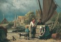 De Vissers Gezin (The Fisherman's Family) - Johannes Hermann Barend Koekkoek