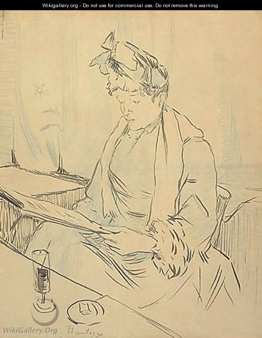Au Cafe - Henri De Toulouse-Lautrec