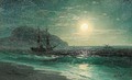 Ships in the moonlight - Ivan Konstantinovich Aivazovsky