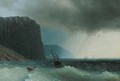 Ships on the black sea - Ivan Konstantinovich Aivazovsky