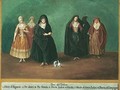 Women dressed in various costumes - (after) Longhi, Pietro
