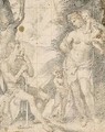 Adam And Eve With Their Sons - (Jacopo Chimenti) Empoli